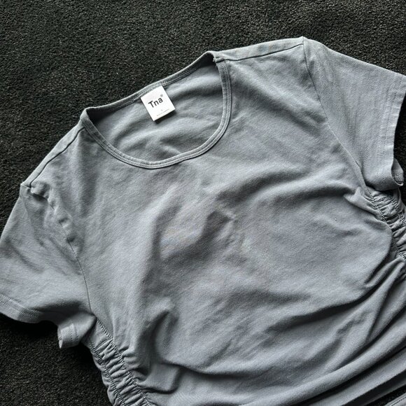 Aritzia Cropped T-shirt & Matching Skirt - Picture 2 of 2